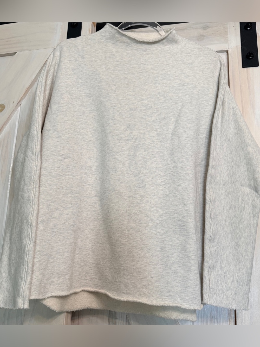 Like new worn 1X Frank and Eileen EFFIE MELANGE GREY M